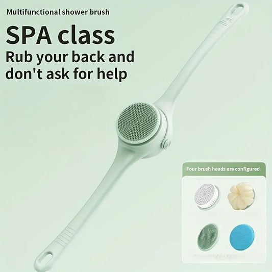 Spa Skin Every Day – Electric Silicone Body Cleansing Brush with 360° Rotating Head