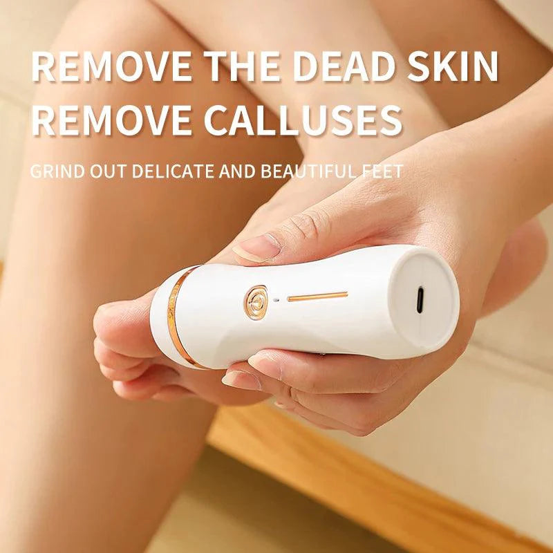 Salon-Smooth Feet at Home – Electric Callus Remover & Pedicure Foot File Grinder