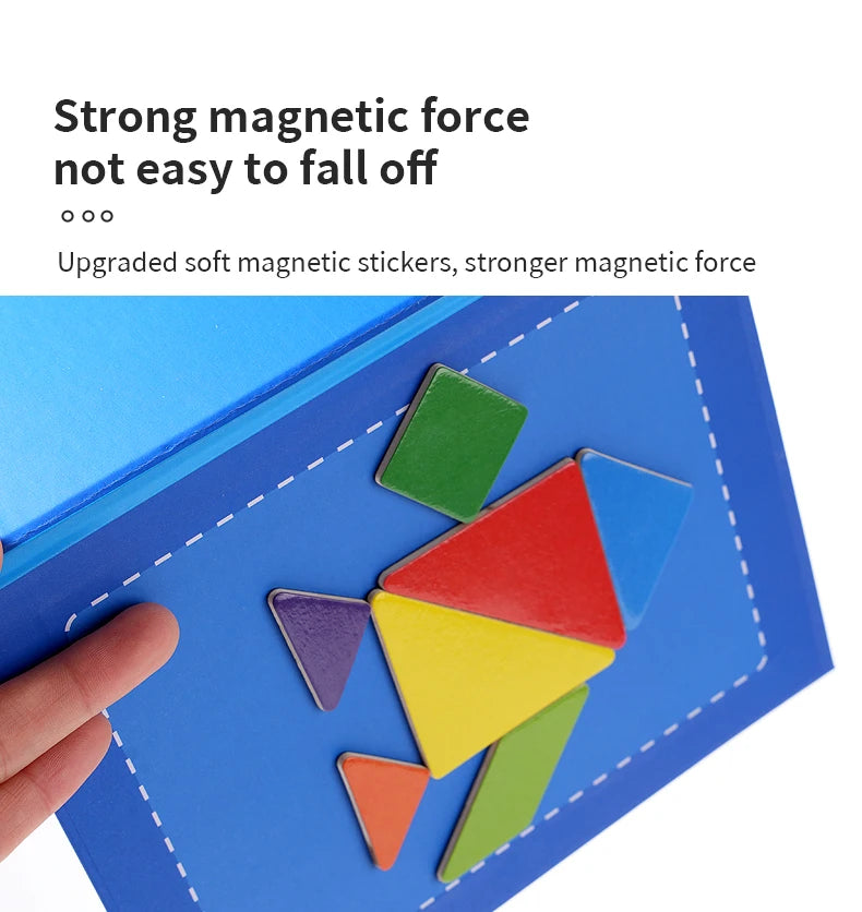 Magnetic Wooden Tangram Puzzle