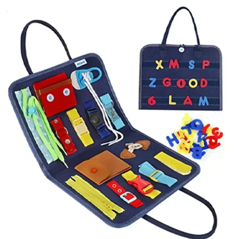 Montessori Busy Board Suitcase