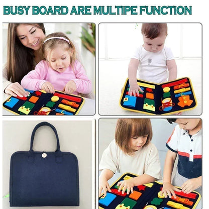 Montessori Busy Board Suitcase