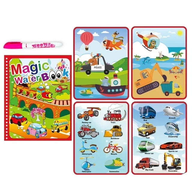 Magic Water Coloring Book