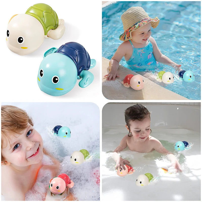 Wind-Up Turtle Whale Bath Toy