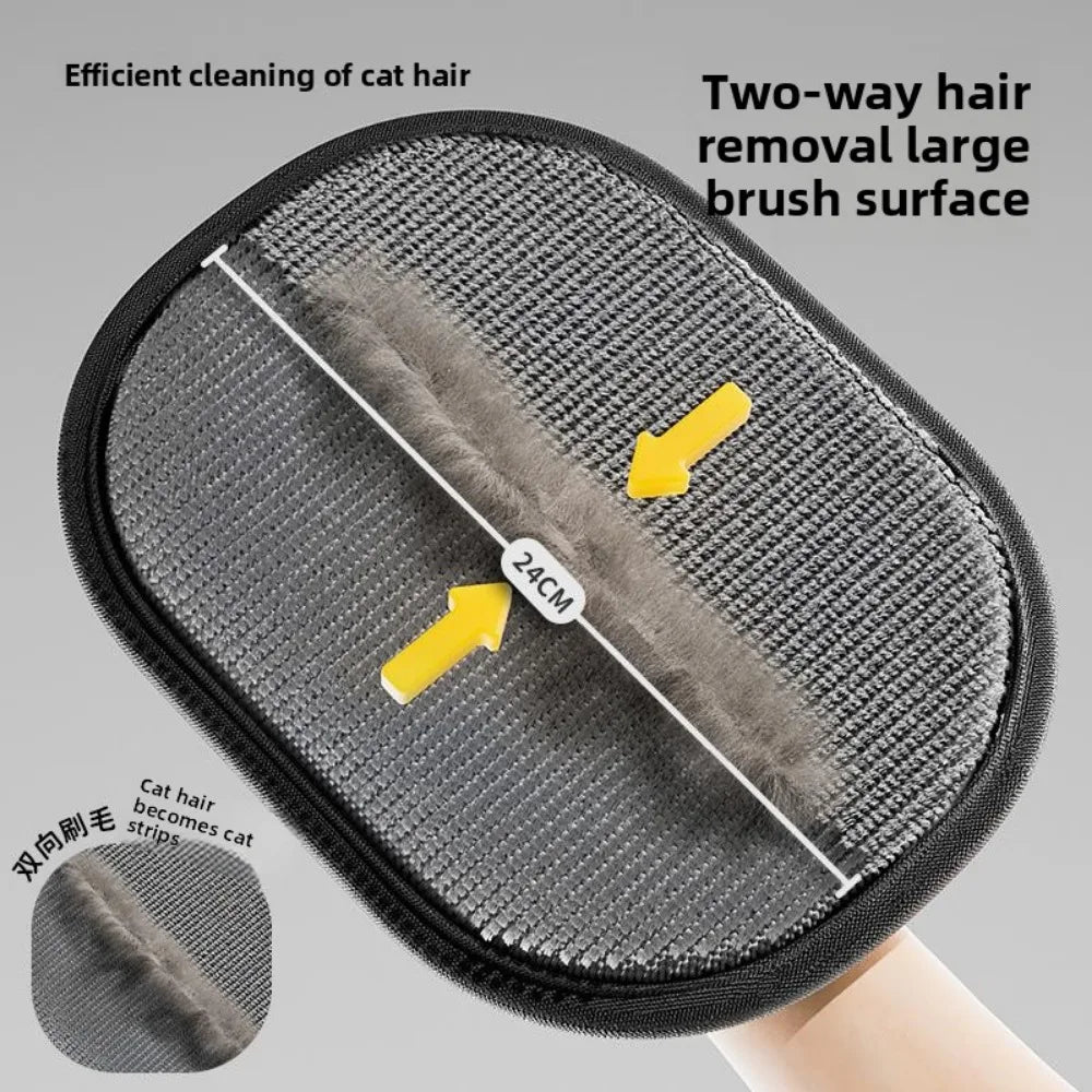 Pet Grooming & Hair Remover Gloves – For Cats & Dogs