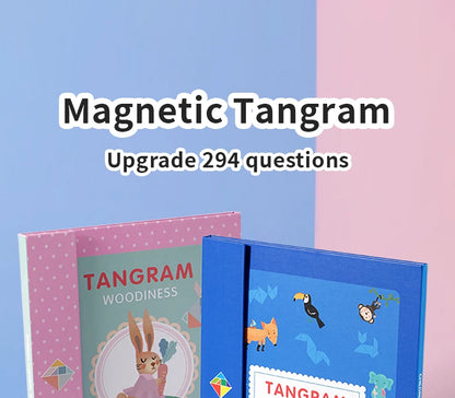 Magnetic Wooden Tangram Puzzle