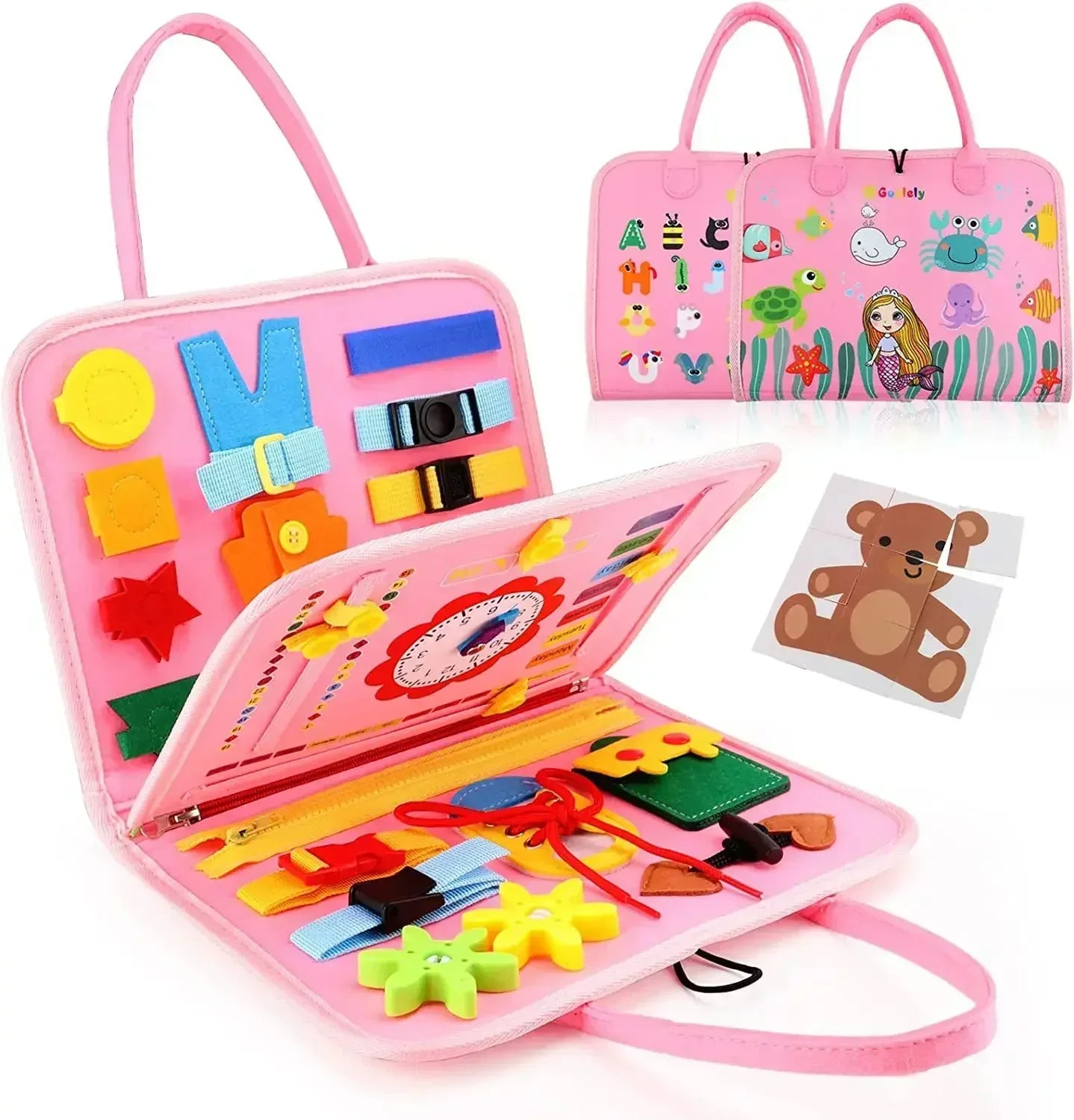 Montessori Busy Board Suitcase