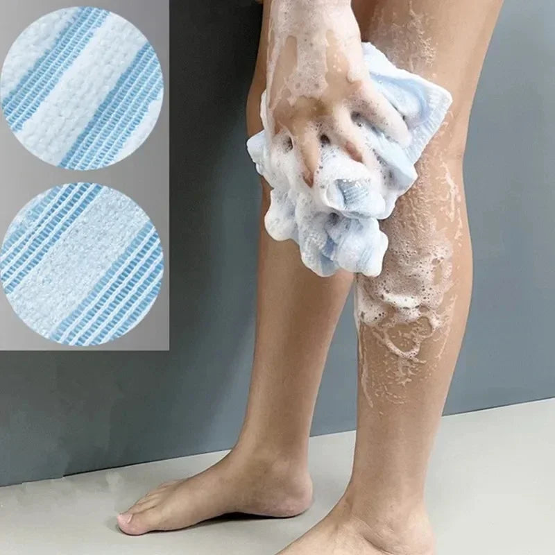 Reach Every Inch – Ultra-Long Exfoliating Back Scrubber & Bath Towel for Men & Women