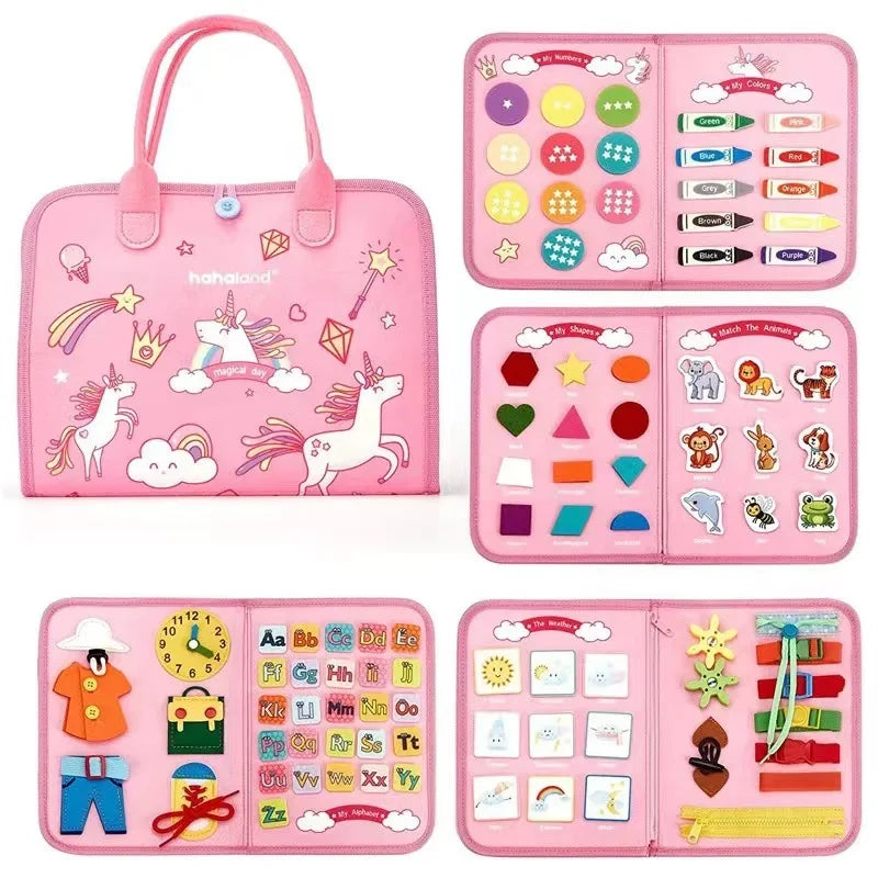 Montessori Busy Board Suitcase