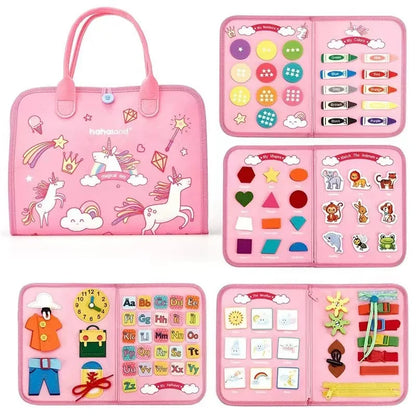 Montessori Busy Board Suitcase