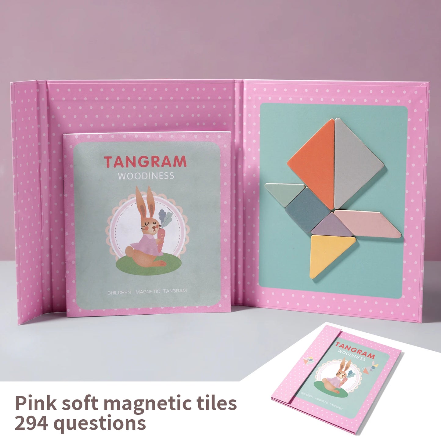 Magnetic Wooden Tangram Puzzle
