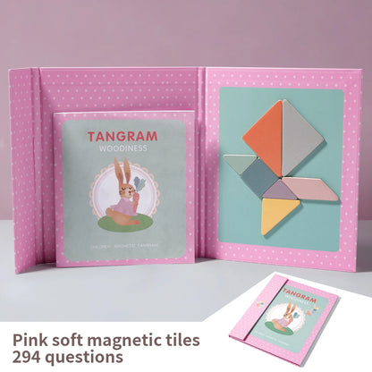Magnetic Wooden Tangram Puzzle