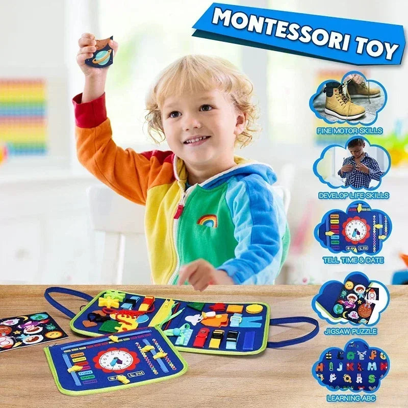 Montessori Busy Board Suitcase