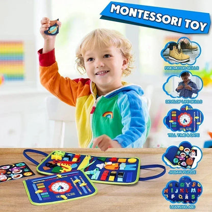 Montessori Busy Board Suitcase