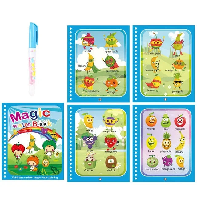 Magic Water Coloring Book