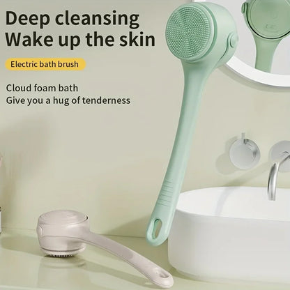 Spa Skin Every Day – Electric Silicone Body Cleansing Brush with 360° Rotating Head