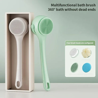 Spa Skin Every Day – Electric Silicone Body Cleansing Brush with 360° Rotating Head
