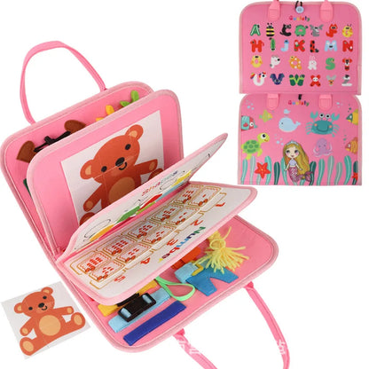 Montessori Busy Board Suitcase