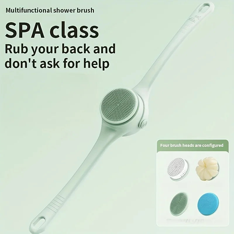Spa Skin Every Day – Electric Silicone Body Cleansing Brush with 360° Rotating Head