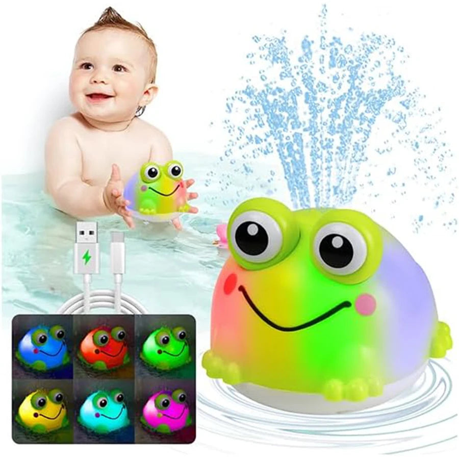 Light-Up Whale Bath Sprinkler Toy