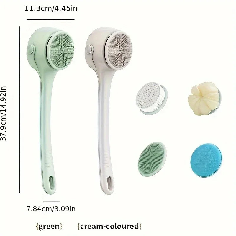 Spa Skin Every Day – Electric Silicone Body Cleansing Brush with 360° Rotating Head