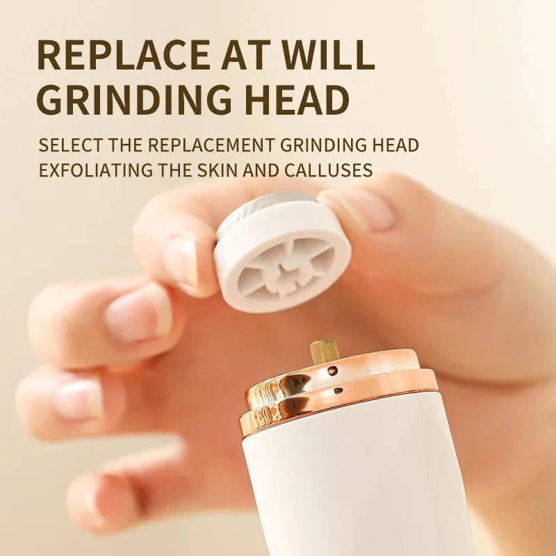 Salon-Smooth Feet at Home – Electric Callus Remover & Pedicure Foot File Grinder