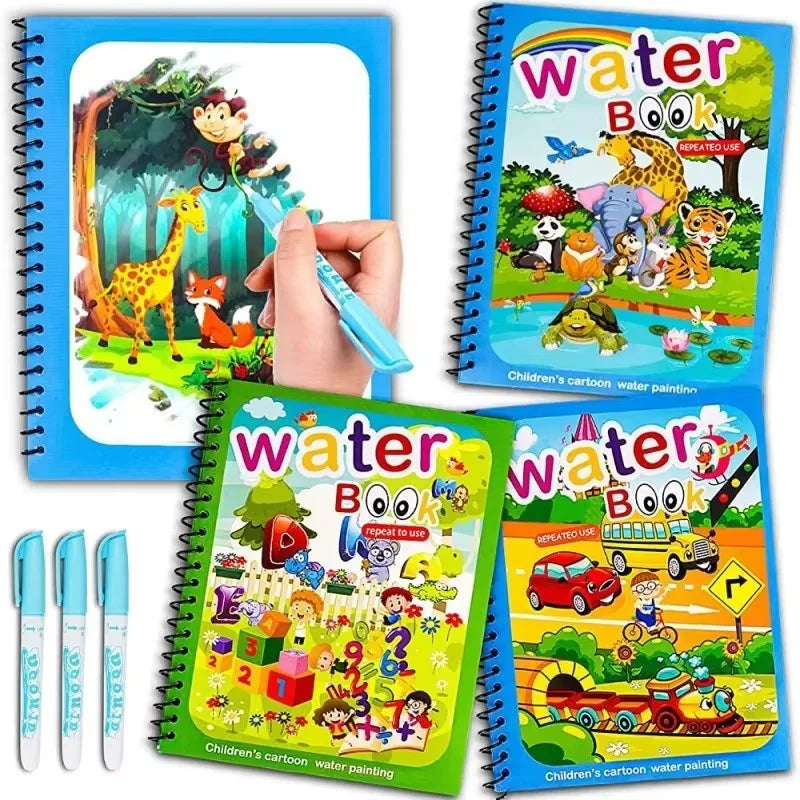 Magic Water Coloring Book