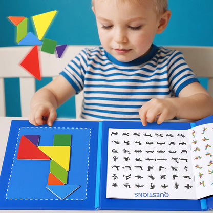 Magnetic Wooden Tangram Puzzle