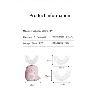 Kids U-Shaped Electric Toothbrush
