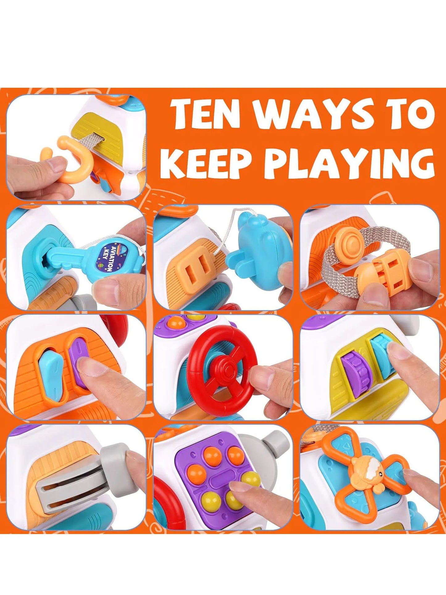 Montessori Lock Box Busy Board