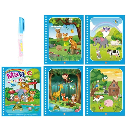 Magic Water Coloring Book