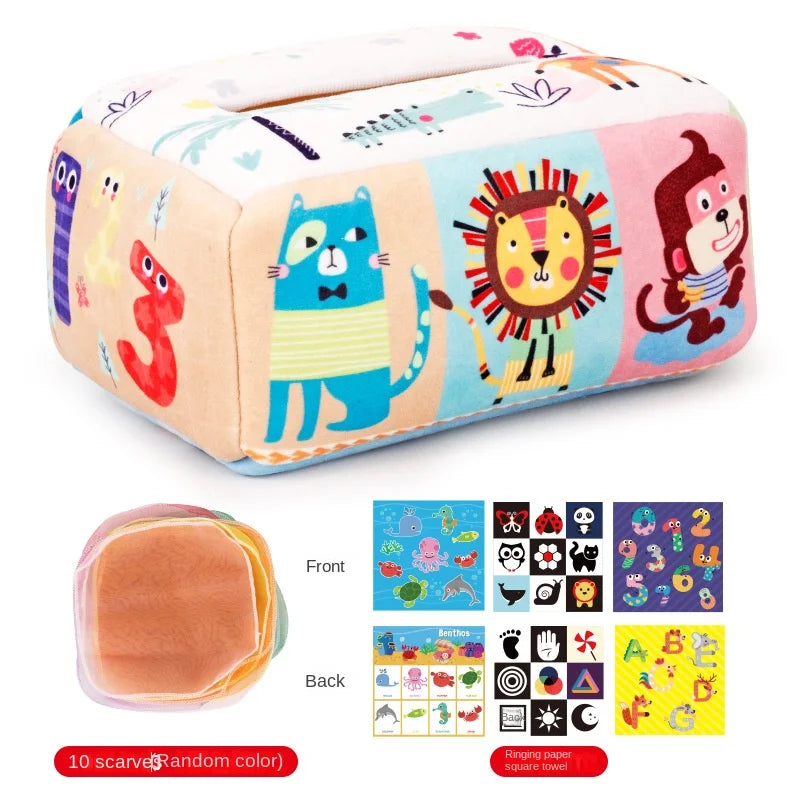 Montessori Magic Tissue Box Sensory Toy