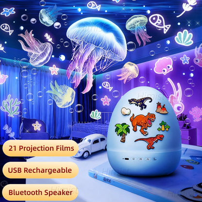 Dinosaur Egg Night Light Projector