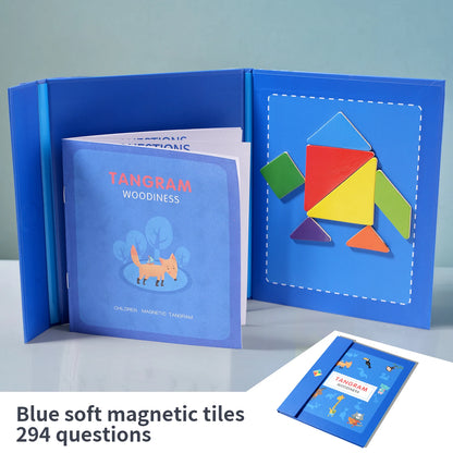 Magnetic Wooden Tangram Puzzle