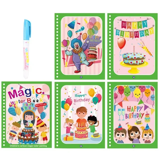 Magic Water Coloring Book