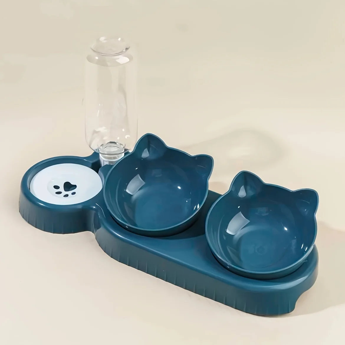 3-in-1 Pet Bowl & Water Dispenser Set