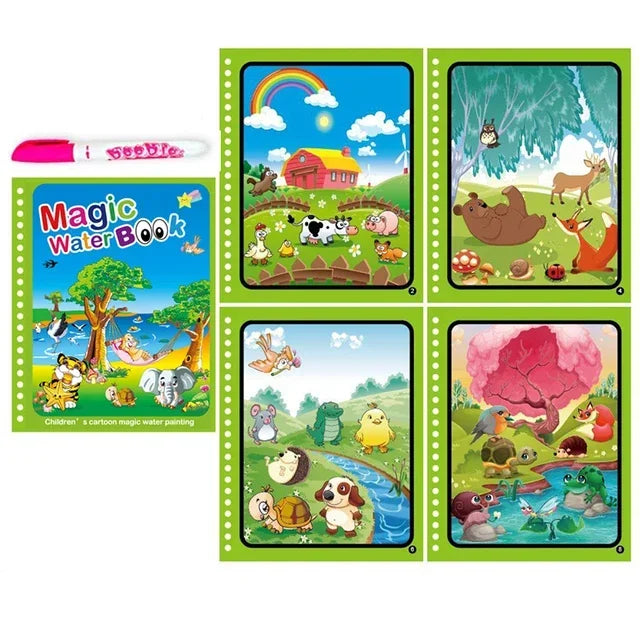 Magic Water Coloring Book