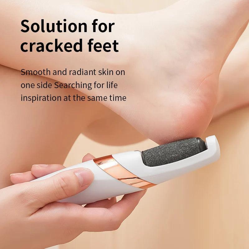 Salon-Smooth Feet at Home – Electric Callus Remover & Pedicure Foot File Grinder