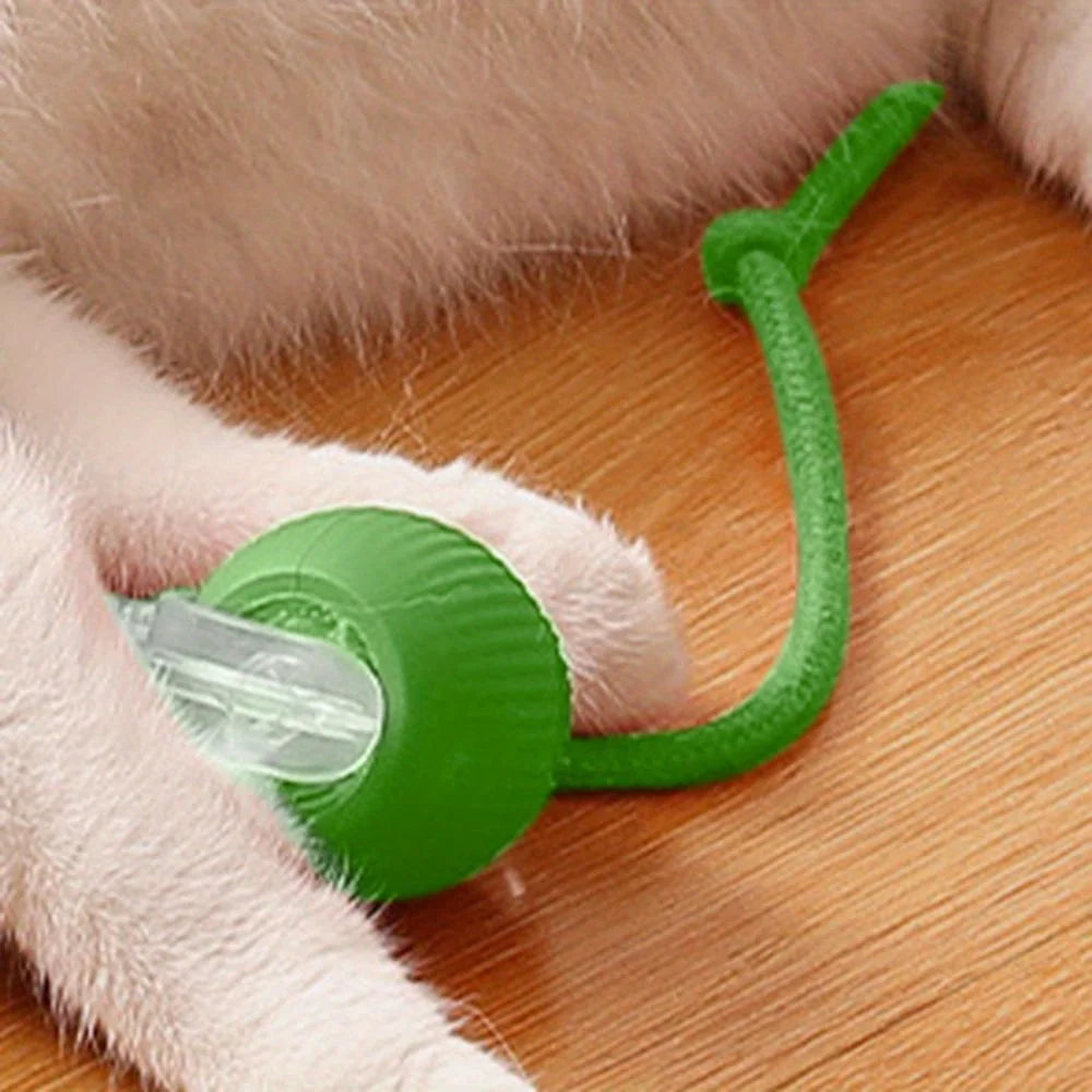 Smart Electric Rolling Ball Cat Toy – Auto Interactive & Rechargeable