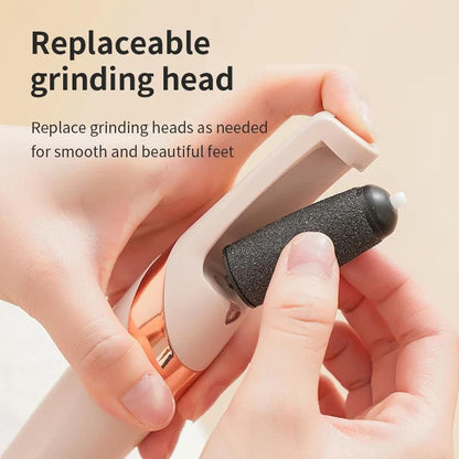 Salon-Smooth Feet at Home – Electric Callus Remover & Pedicure Foot File Grinder
