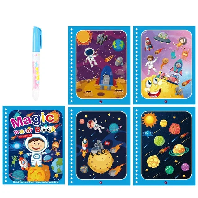 Magic Water Coloring Book