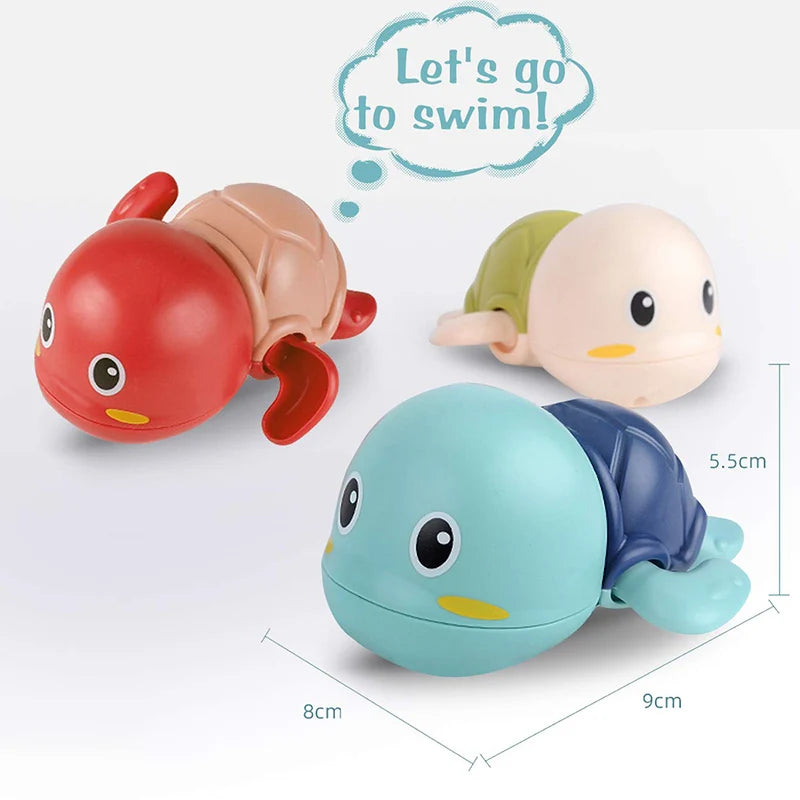 Wind-Up Turtle Whale Bath Toy