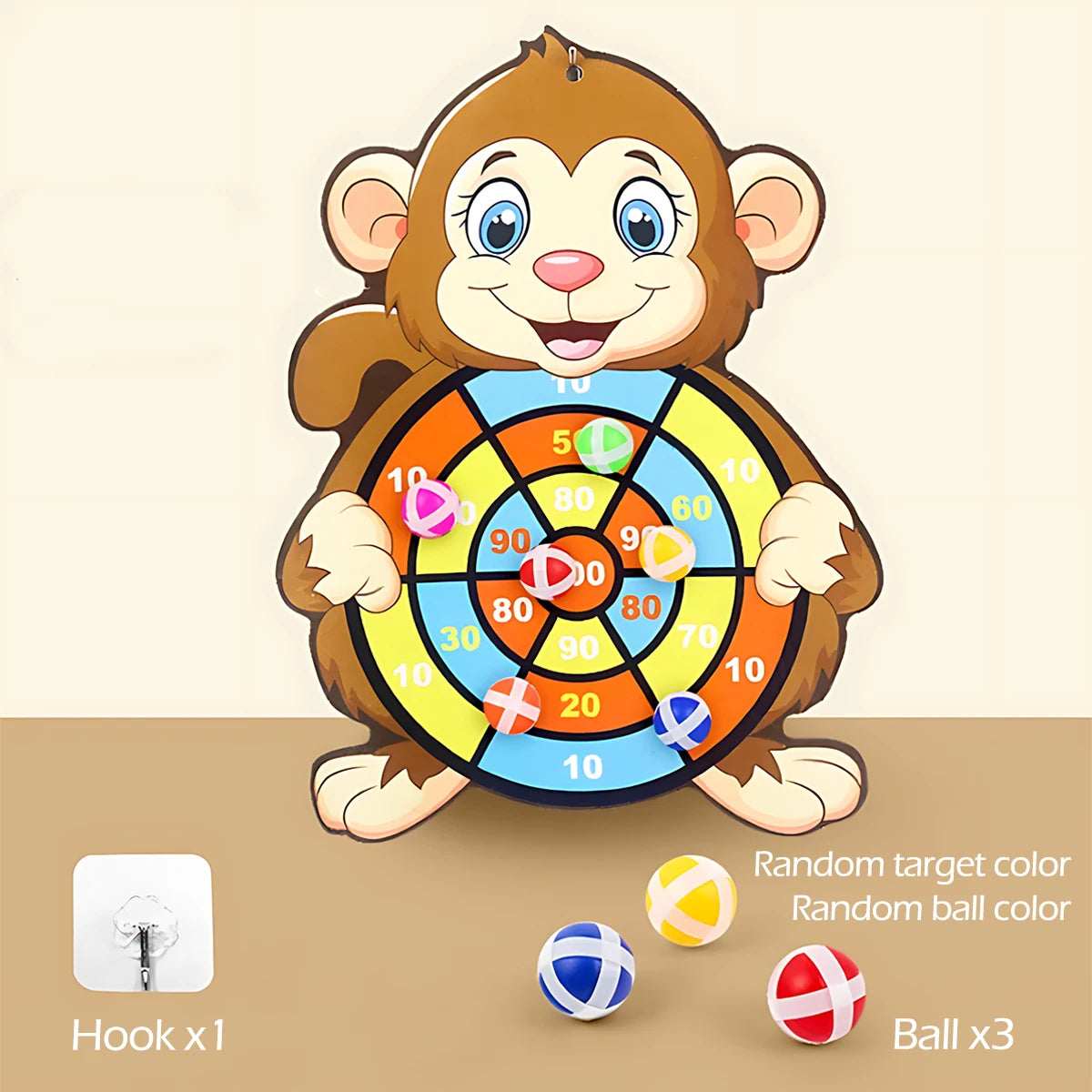 Sticky Ball Dart Board Game