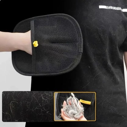 Pet Grooming & Hair Remover Gloves – For Cats & Dogs