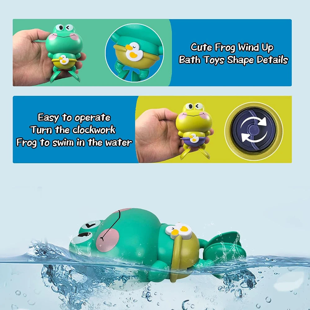 Wind-Up Frog Bath Toy