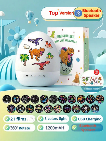 Dinosaur Egg Night Light Projector