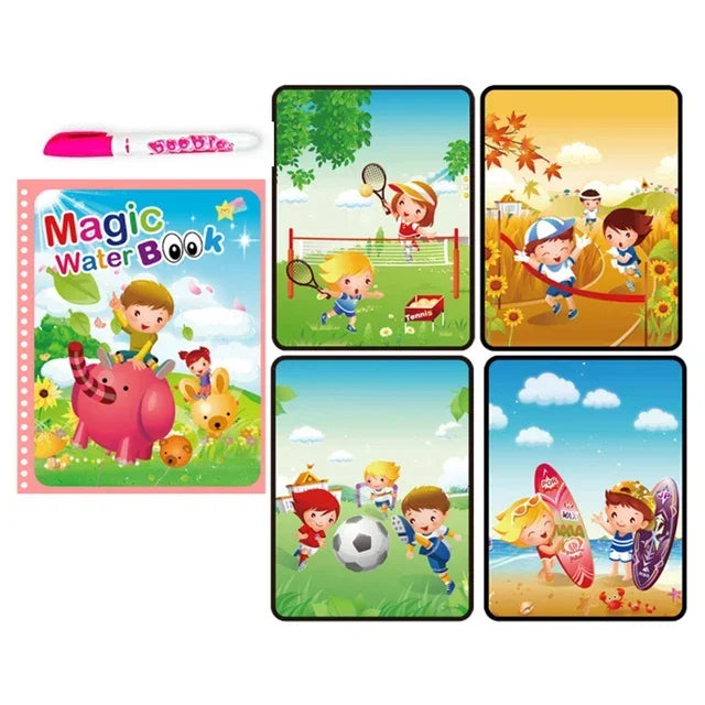 Magic Water Coloring Book