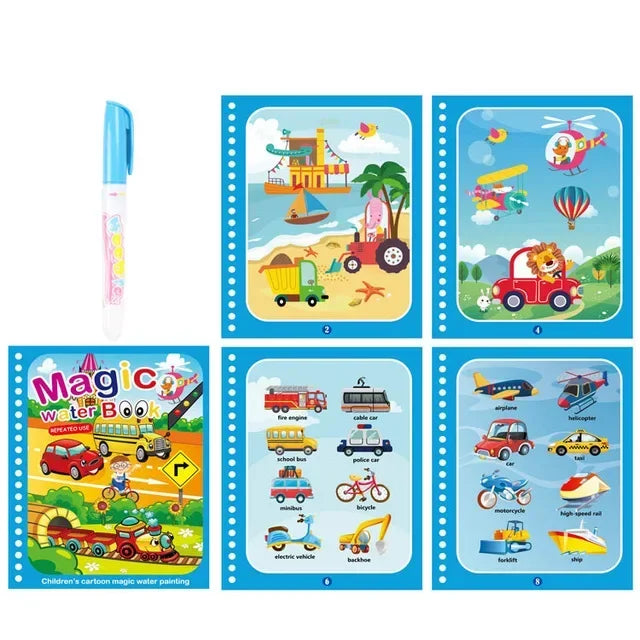 Magic Water Coloring Book